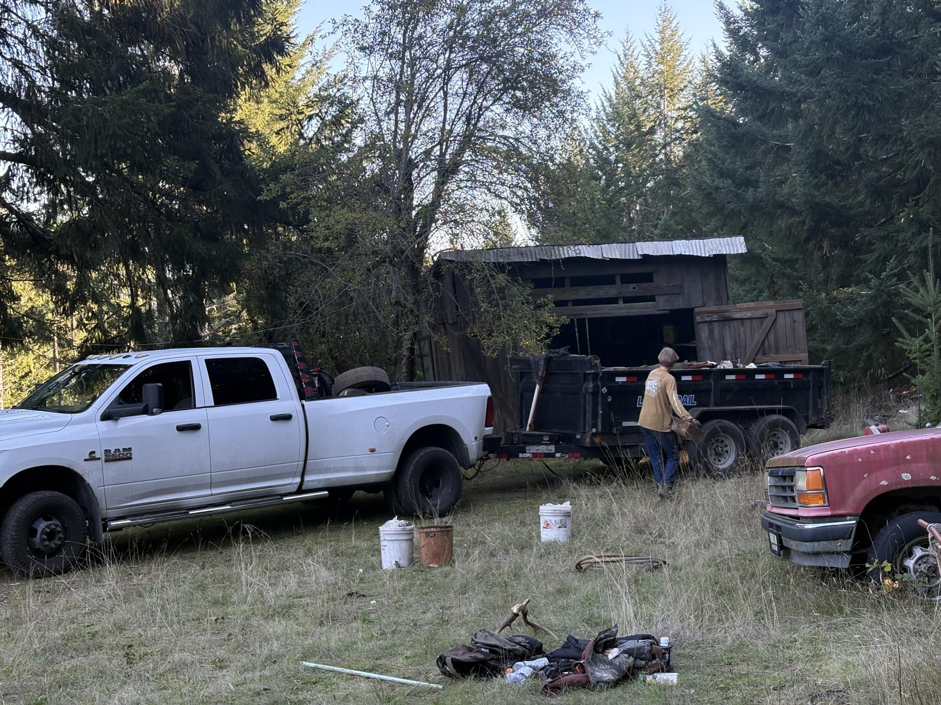 Cleared property after full junk removal service