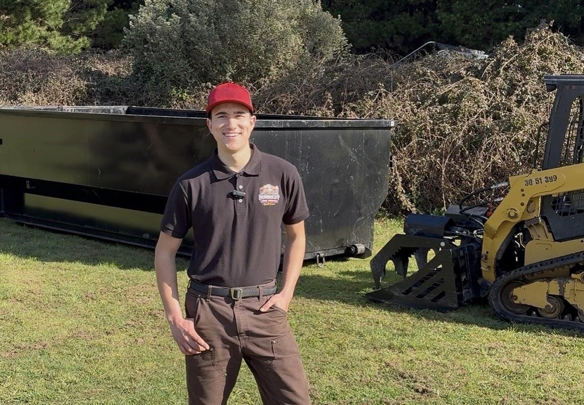 Before and after commercial land clearing
